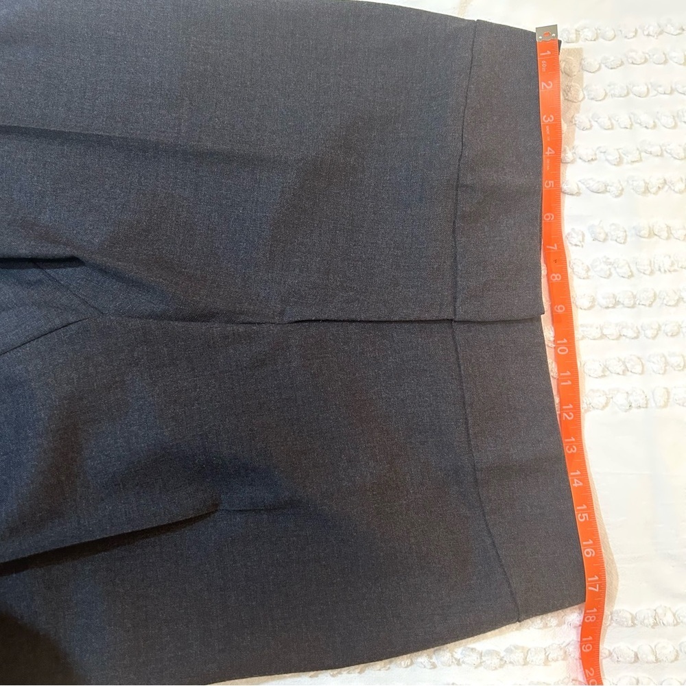 Eileen Fisher women’s Wool Wide leg Charcoal Trousers Sz 12 EUC! - Picture 5 of 10